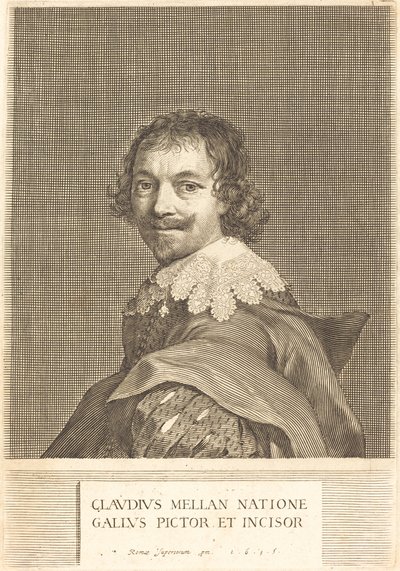 Selvportrett av Claude Mellan