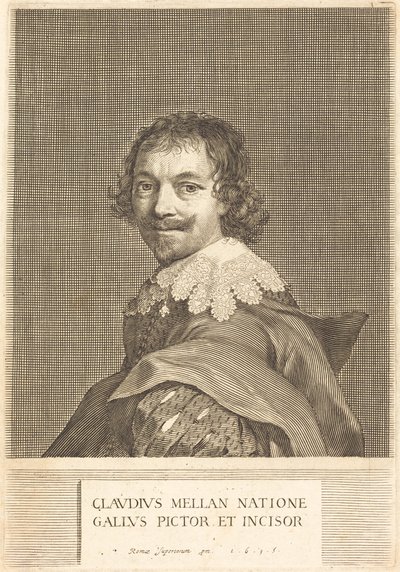 Selvportrett av Claude Mellan