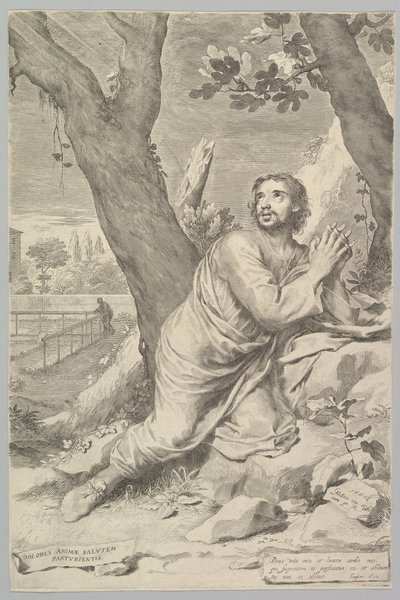 St. Augustine, 1660. av Claude Mellan