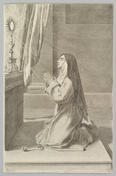 St. Claire, 1667. av Claude Mellan
