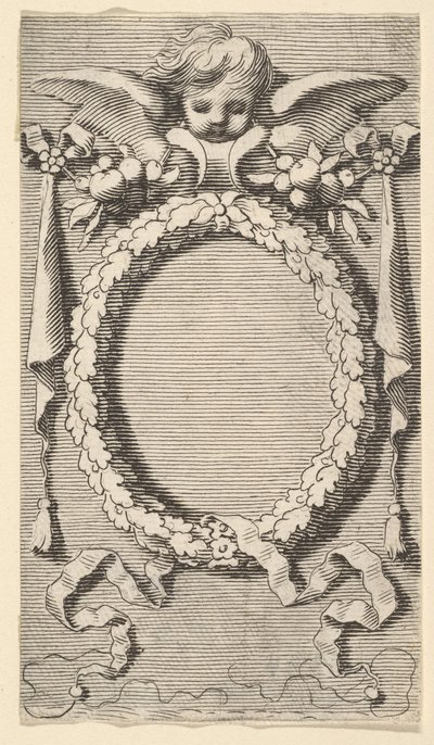 Tittelside: Desmarets de Saint-Sorlin, Jomfru Marias kontor, 1645. av Claude Mellan