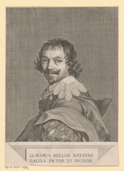 Selvportrett av Claude Mellan