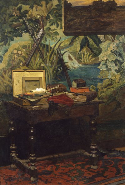A Corner of the Studio, av Claude Monet av Claude Monet