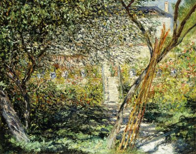 En hage i Vetheuil; The Garden of Vetheuil, 1881 av Claude Monet