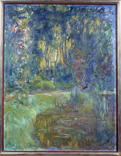 Et hjørne av Givernys dam. Maleri av Claude Monet (1840-1926) av Claude Monet