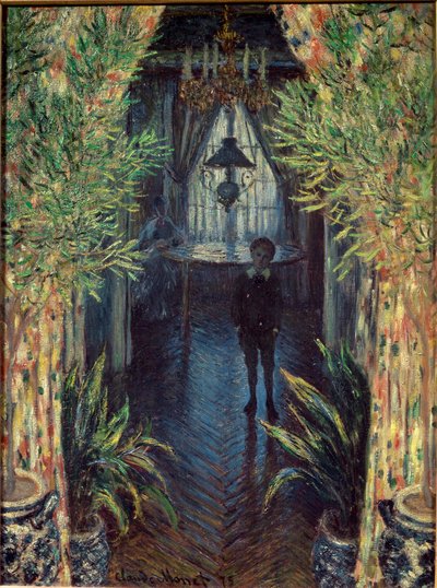 Et hjørne av en leilighet av Claude Monet