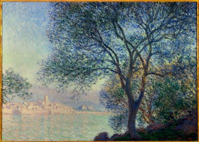 Antibes, utsikt over Salis-maleriet av Claude Monet (1840-1926) 1888. Dim. 0,65 x 0,92 m. Privat samling av Claude Monet