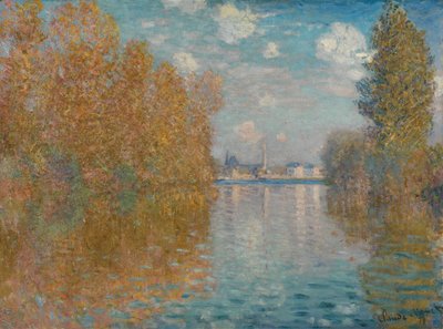 Høsteffekt ved Argenteuil, 1873. av Claude Monet
