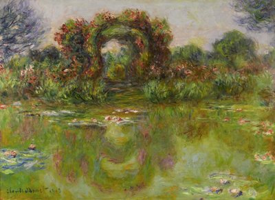 Vannliljesammen, Rosiers, 1913 av Claude Monet