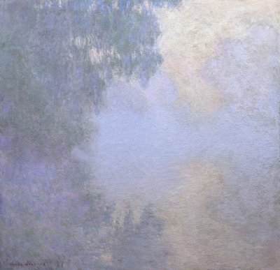 Gren av Seinen nær Giverny av Claude Monet