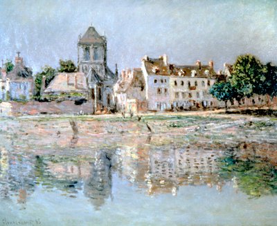 Ved elven ved Vernon, 1883 av Claude Monet