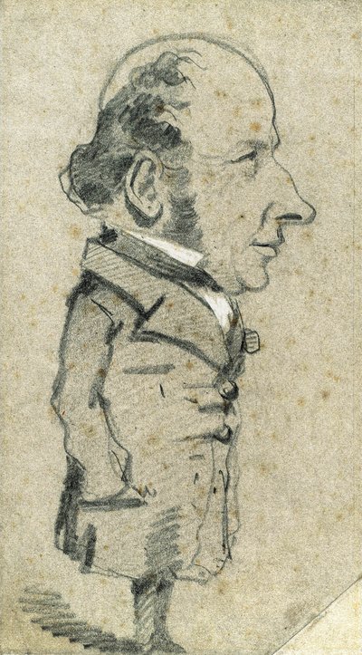 Karikatur av Eugène Marcel av Claude Monet