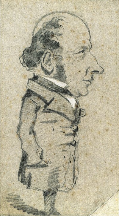 Karikatur av Eugène Marcel av Claude Monet