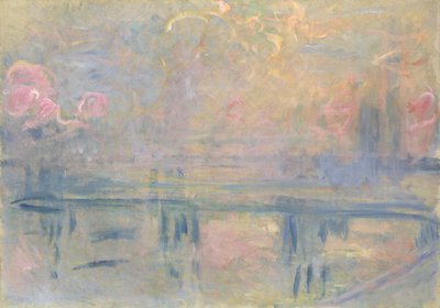 Charing Cross Bridge, ca. 1900 (olje på lerret) av Claude Monet