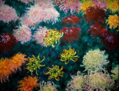 Krysantemum seng av Claude Monet