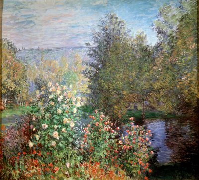 Hjørne av hagen i Montgeron, c1876. av Claude Monet