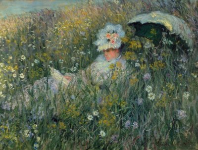 I engen av Claude Monet