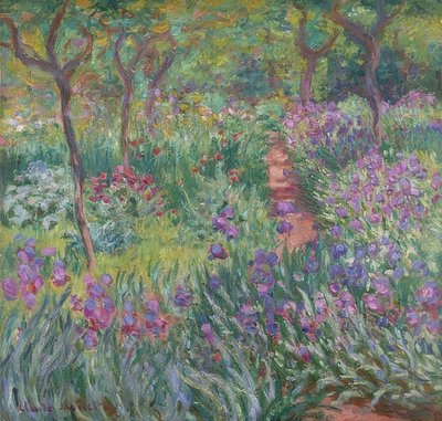 Kunstnerens hage i Giverny. 1900 av Claude Monet