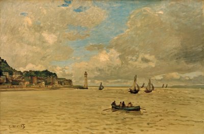 Honfleur fyrtårn av Claude Monet
