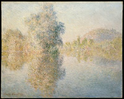 Tidlig morgen på Seinen ved Giverny, 1893 av Claude Monet