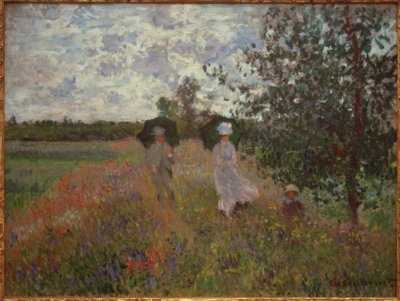 På tur nær Argenteuil av Claude Monet