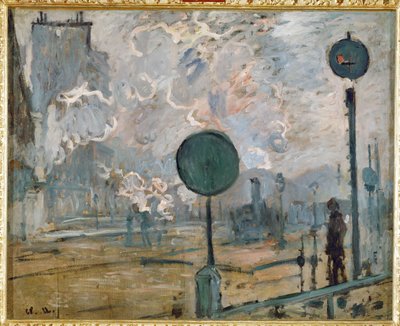 Eksteriør av Gare Saint-Lazare, Signal av Claude Monet
