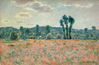 Åker med valmuer av Claude Monet