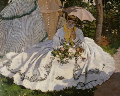 Kvinner i hagen av Claude Monet