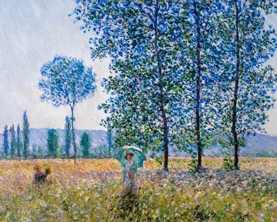 Åkre om våren av Claude Monet