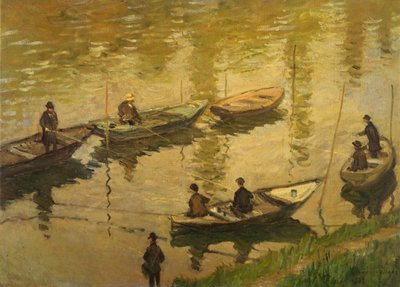 Fiskere på Seine av Claude Monet