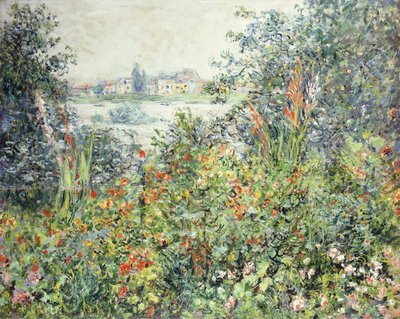 Blomster ved Vetheuil; Fleurs a Vetheuil, 1881 av Claude Monet