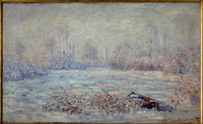 Frost nær Vetheuil i 1880 Maleri av Claude Monet (1840-1926) 1880 Dim. 0,61 x 1 m. Paris, Musee d