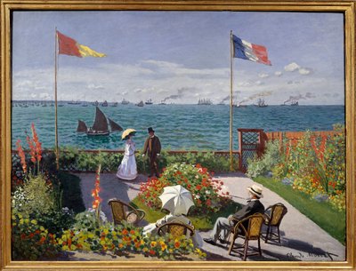 Hage ved Sainte-Adresse av Claude Monet