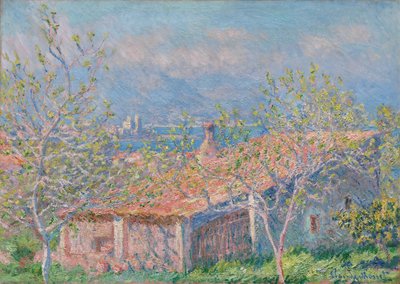 Gartnerens hus i Antibes av Claude Monet