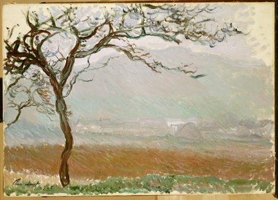 Giverny-landsbygda av Claude Monet