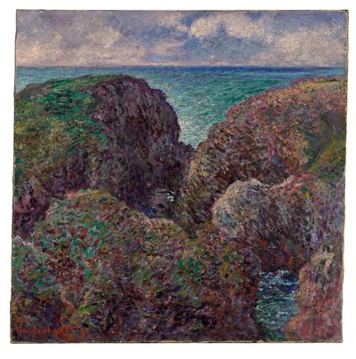 Gruppe av bergarter ved Port-Goulphar, 1887 av Claude Monet