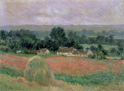 Haystack ved Giverny, 1886 av Claude Monet