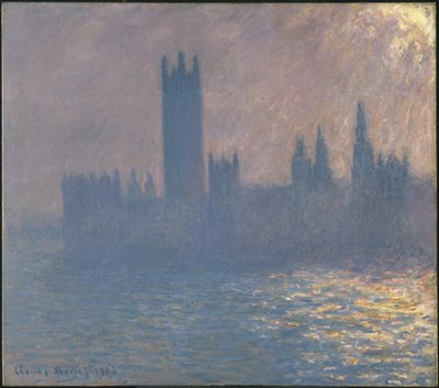Houses of Parliament, Sunlight Effect Parliament, Sunlight Effect, 1903 av Claude Monet