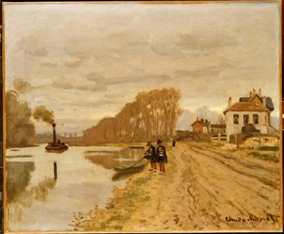 Infanterister fra Flanant Guard on the Water av Claude Monet