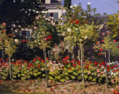 Blomstrende hage av Claude Monet
