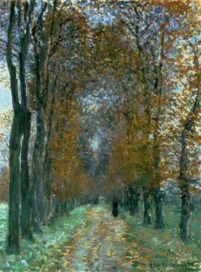 The Alley av Claude Monet