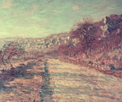 Ruten til La Roche-Guyon av Claude Monet