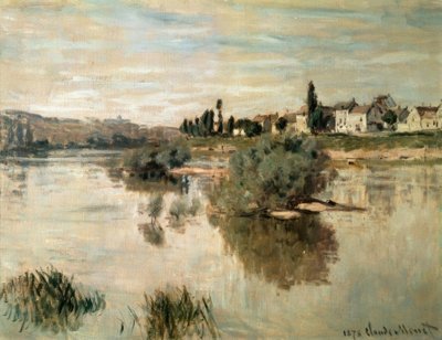 Seinen ved Lavacourt av Claude Monet