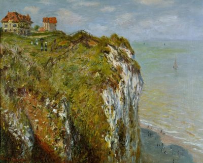 Klippen ved Dieppe av Claude Monet