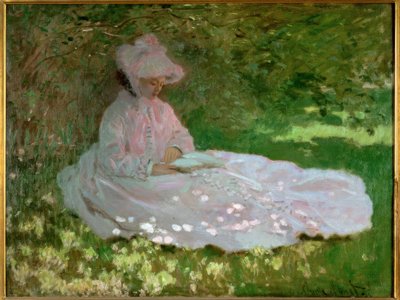 Leselyset av Claude Monet