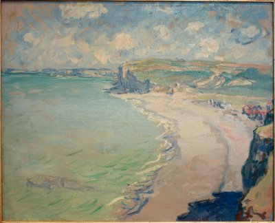 Pourville-stranden (Der Strand von Pourville) av Claude Monet