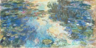 Vannliljedam av Claude Monet