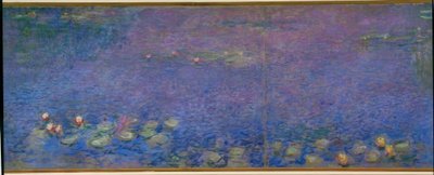 Vannliljedammen uten piler, morgen av Claude Monet