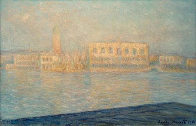 Hertugpalasset sett fra Saint-Georges Majeur av Claude Monet