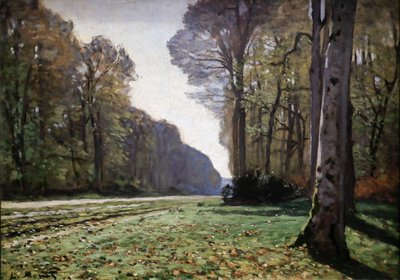 Fortauet til Chailly 1865 (Olje på lerret) av Claude Monet